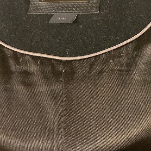 Mackage Wool/Cashmere Coat with Leather Trim, size large - Picture 9 of 9